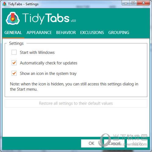 TidyTabs(窗口标签管理器) V2.3 中文版