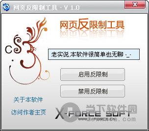 网页反限制工具 1.0 绿色免费版