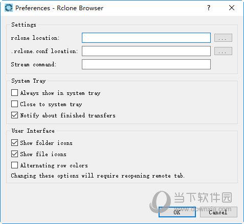 Rclone Browser