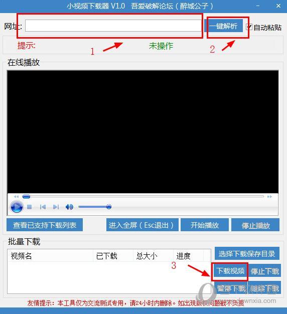 醉城公子小视频下载器