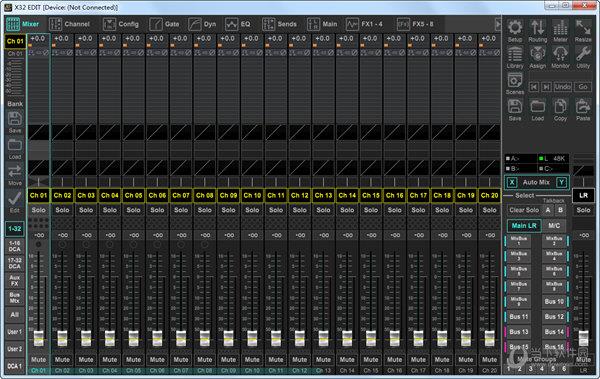百灵达x32调音台控制软件 V4.59.0 绿色免费版