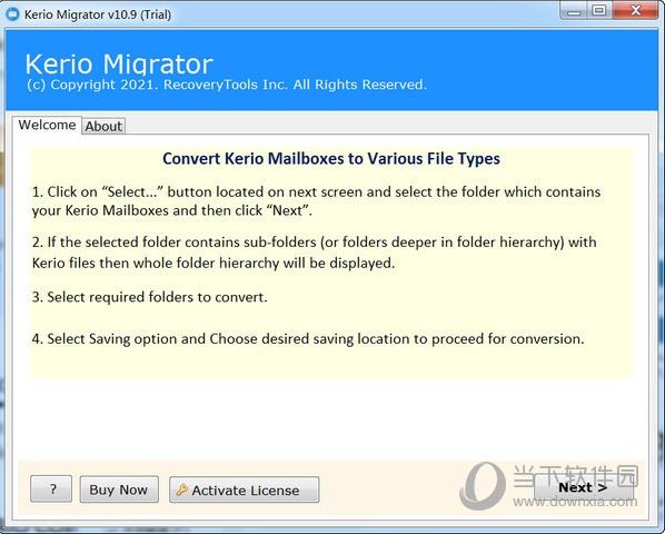 Kerio Migrator(Kerio邮箱迁移工具) V10.9.0 官方版