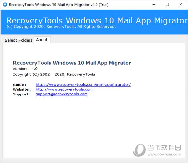 RecoveryTools Windows 10 Mail App Migrator