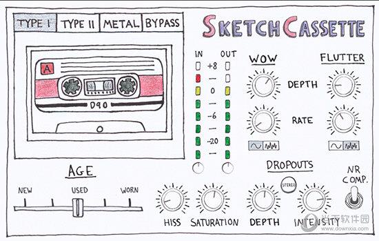 Aberrant DSP SketchCassette(磁带录音机效果VST插件) V1.0 官方版