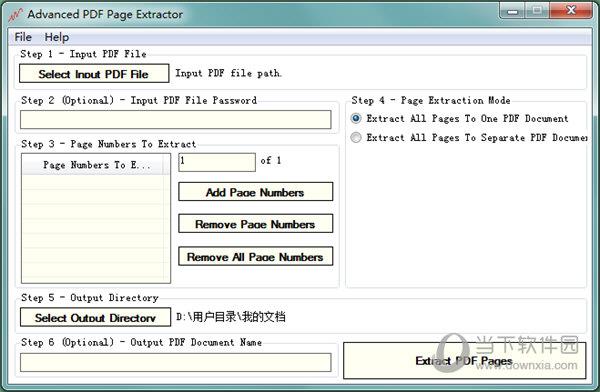 Advanced PDF Page Extractor