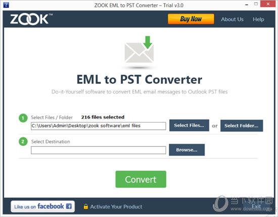 ZOOK EML to PST Converter