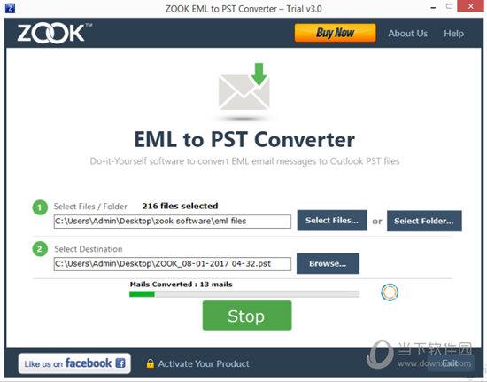 ZOOK EML to PST Converter