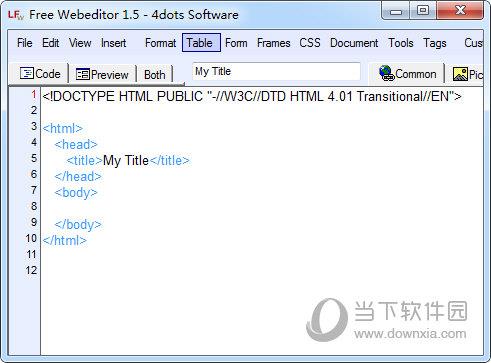 Free Webeditor(免费HTML编辑工具) V1.5 官方版