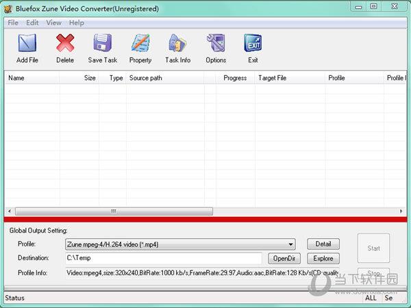 Bluefox Zune Video Converter(Zune视频格式转换器) V3.01 官方版