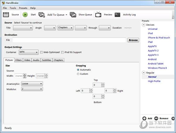 Handbrake(视频格式转换工具) V0.10.2 绿色免费版