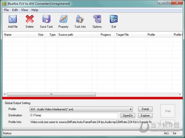 Bluefox FLV to AVI Converter