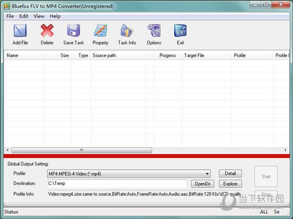 Bluefox FLV to MP4 Converter