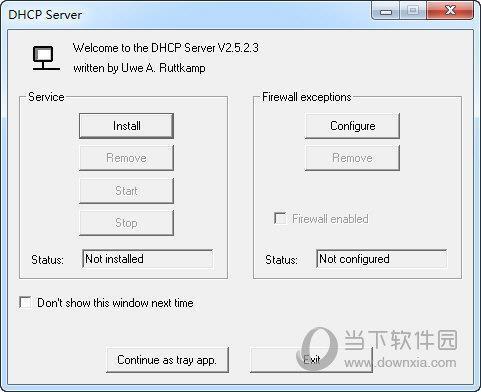 Dhcp Server(DHCP服务器) V2.5.2 绿色版