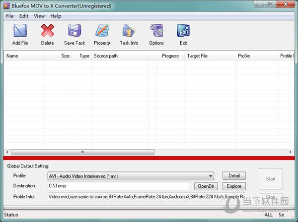 Bluefox MOV to X Converter(MOV视频格式转换器) V3.01 官方版