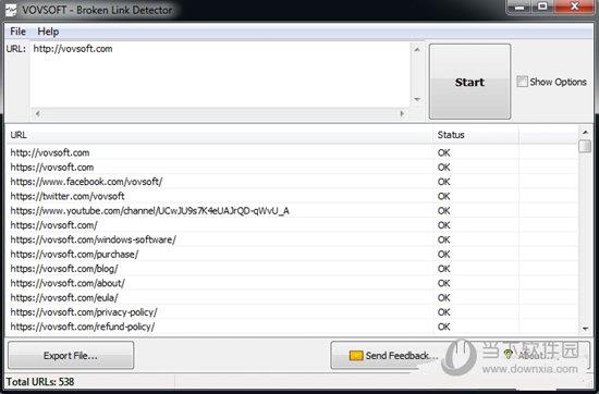 VovSoft Broken Link Detector(网站死链检测工具) V2.6 官方版