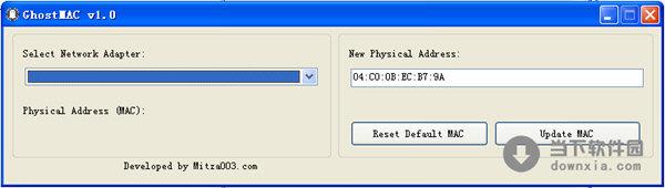 GhostMAC(更改mac地址软件) V1.0 安装版