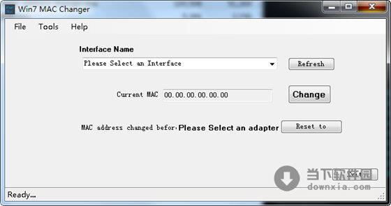 Win7 MAC Address Changer (mac网卡地址修改器) V2.6.0 英文免费版