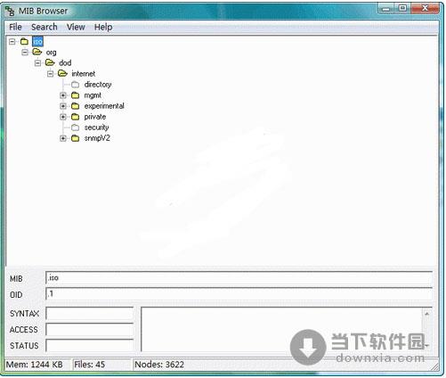 MIB Browser(MIB文件浏览器) V1.20 英文绿色免费版