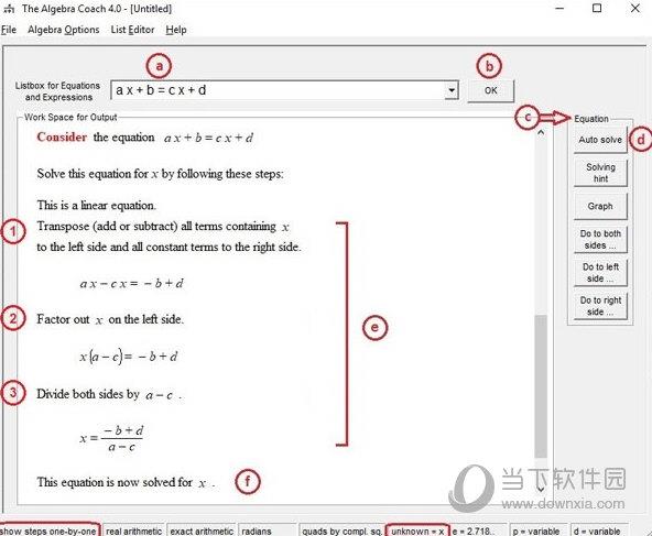 The Algebra Coach(代数学习软件) V4.0 官方版