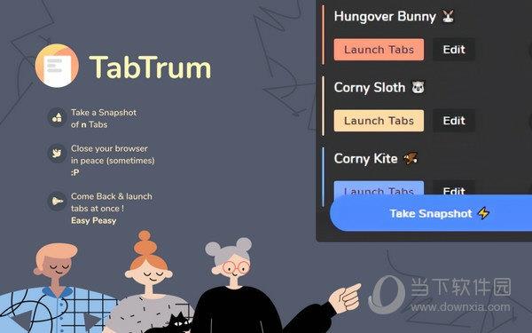 TabTrum(浏览器标签卡组合插件) V1.1.1 绿色免费版