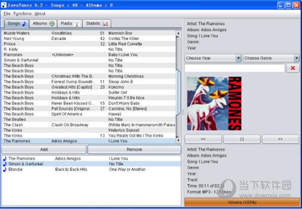 JavaTunes(音乐播放器java版) V5.2 绿色免费版
