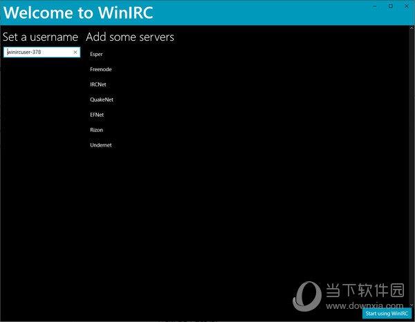 WinIRC(网络通信软件) V1.6.0.0 官方工具