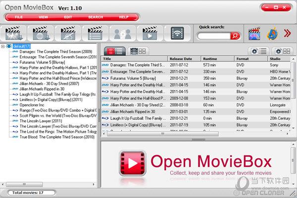 Open MovieBox(电影收藏软件) V1.10 官方版