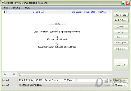 Allok MP3 WAV Converter(MP3 WAV转换器) V1.0.2 官方版