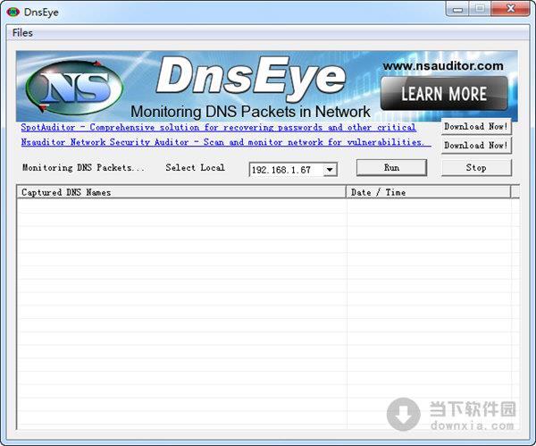 DnsEye(nds数据包监视软件) V1.6.7 官方免费版