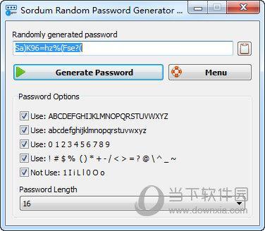 Sordum Random Password Generator(随机密码生成器) V1.0 绿色版