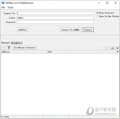 Winbox(ROS远程管理软件) V3.19 绿色免费版