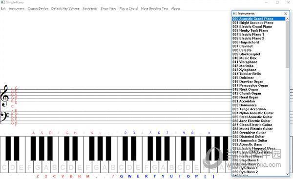 SimplePiano(电脑模拟钢琴软件) V1.17 免费版