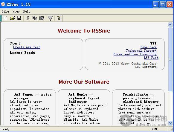 RSSme(RSS编辑软件) V1.15 绿色版