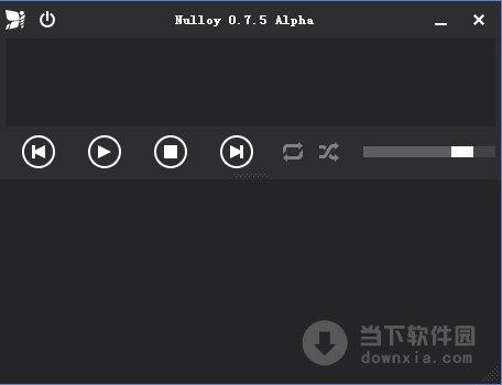 Nulloy(简单的音乐播放软件) V0.7.5 绿色免费版