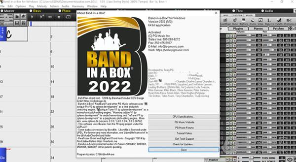 BAND IN A BOX 2022