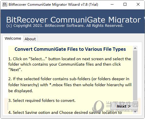 BitRecover CommuniGate Migrator Wizard(邮件迁移器) V7.8 免费版