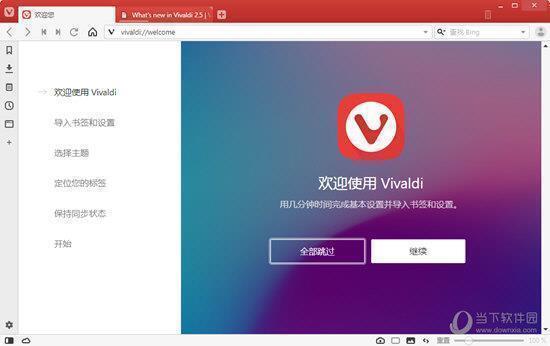 Vivaldi浏览器 V2.5 纯净版