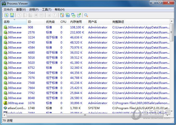 Process Viewer(进程监视工具) V5.2.15.1 中文汉化版