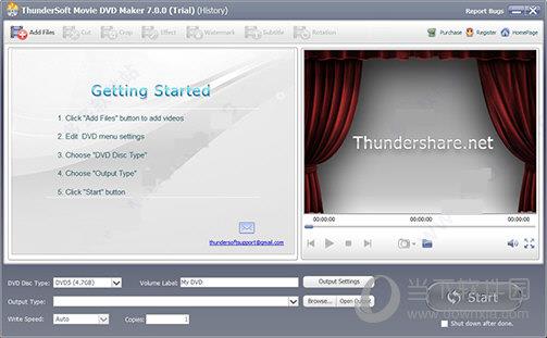 ThunderSoft Movie DVD Maker(DVD视频制作软件) V7.0.0 破解版