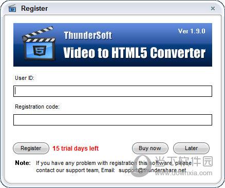 ThunderSoft Video to HTML5 Converter(视频到HTML5转换器) V1.9.0 官方版