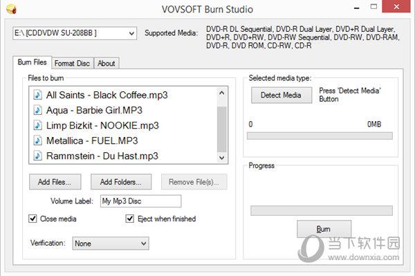 VOVSOFT Burn Studio