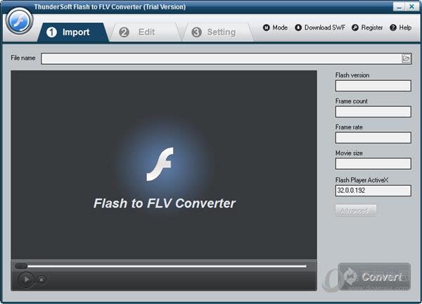 ThunderSoft Flash to FLV Converter(Flash转换器) V4.2.0 官方版