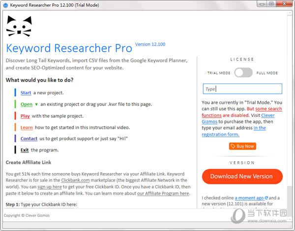 Keyword Researcher Pro(关键字搜索工具) V12.100 官方版