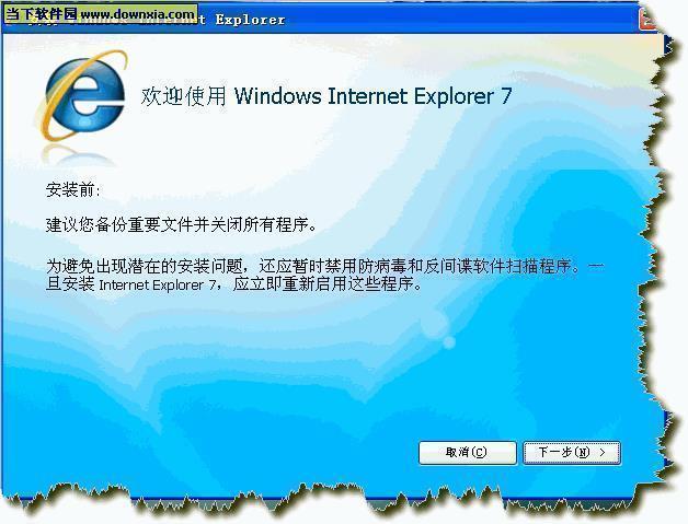 Internet Explorer 7.0.5730.13 for xp 官方中文正式版