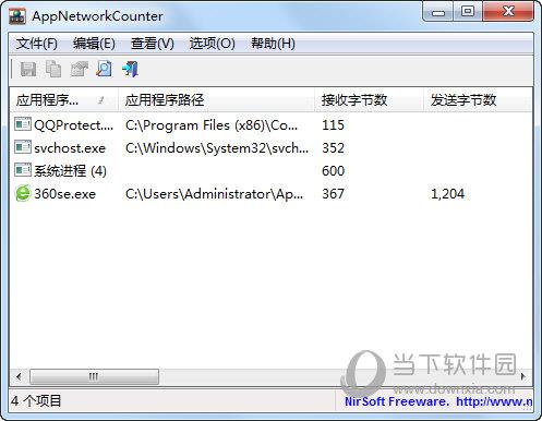 AppNetworkCounter(系统应用流量监测工具) V1.05 绿色汉化版