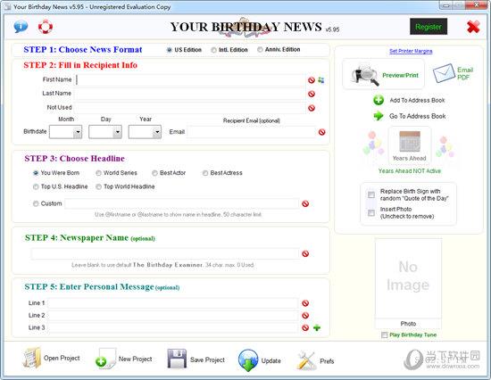 Your Birthday News(报纸制作软件) V5.95 官方版