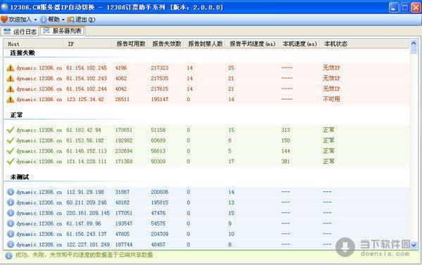 12306CN服务器IP自动切换 V2.0 绿色版