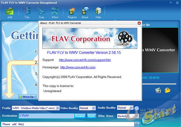 FLAV FLV to WMV Converter