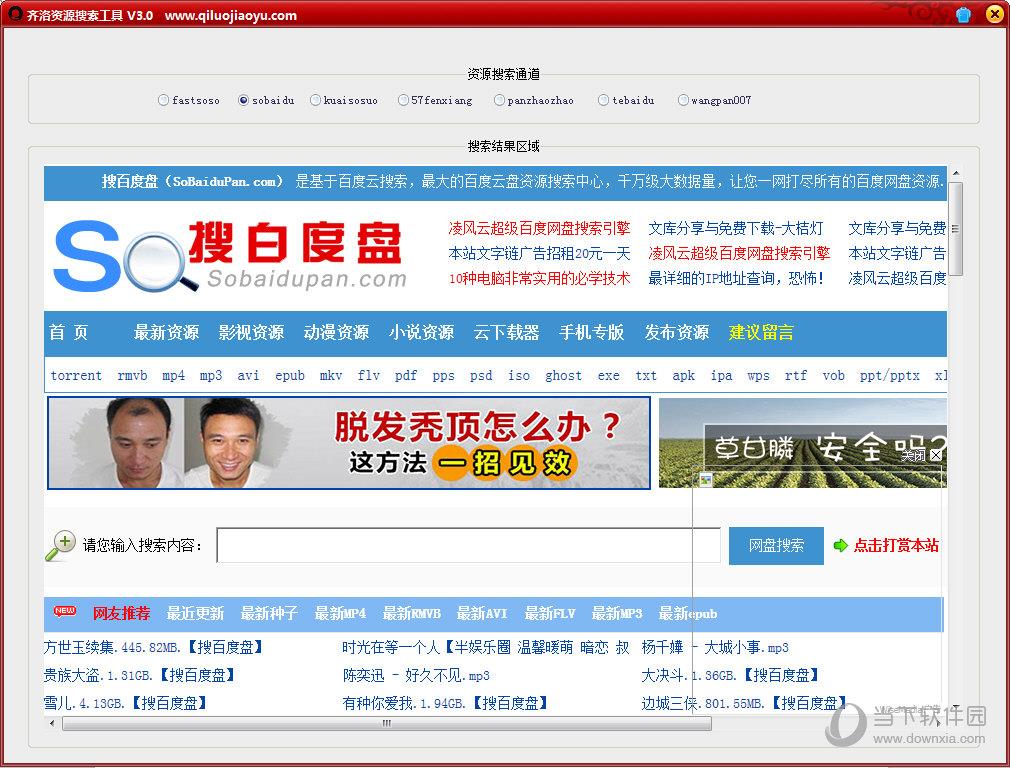 齐洛资源搜索工具 V3.0 免费版