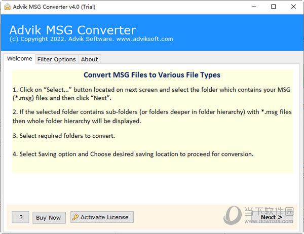 Advik MSG Converter(MSG转换器) V4.0 官方版